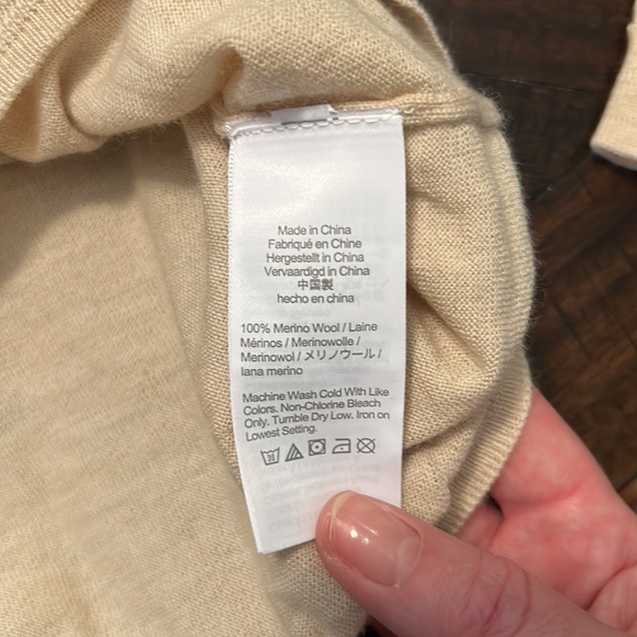 BOGO J. Crew merino wool cropped top sz S - Picture 5 of 5